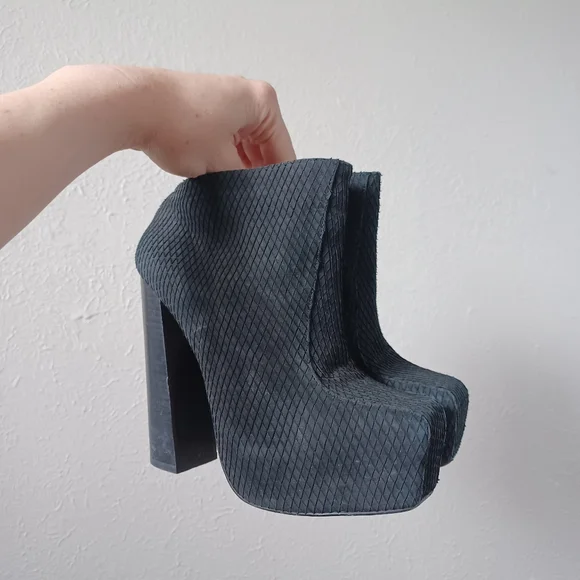 SENSO Shoes Senso Diffusion Saffron Black Textured Platform